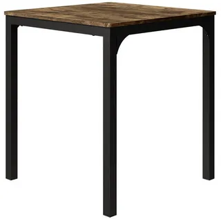 Vicco Fyrk 70 x 70 x 70 cm Schwarz/Eiche rustikal