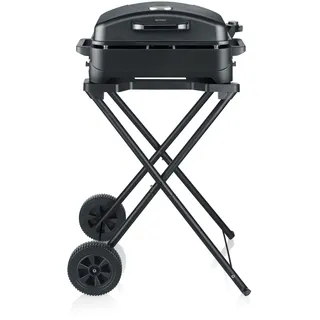 SEVERIN Electric Outdoor BBQ Grill mit Stand und Haube PG 8598