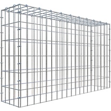 Bild Gabione, silbergrau, Maschenweite 5 x 10 cm