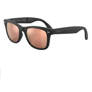 Ray Ban Faltbare Wayfarer-Sonnenbrille für Damen und Herren RB4105601S2K50 - Schwarz