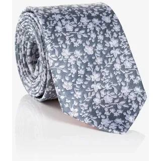Monti MONTI, Krawatte 1 Stk. aus reiner Seide, mit Blumenmuster, 6,5 cm breit,