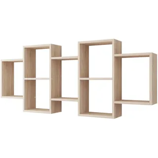 Mirjan24 Wandregal 161 x 65 x 18 cm Beige