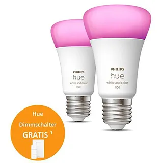 Philips Hue White & Color Ambiance E27 806lm 75W, 2er Pack