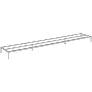 Novel FUßGESTELL , Chromfarben , Metall , 226.2x13x40 cm , Wohnzimmer, TV Möbel, Lowboards