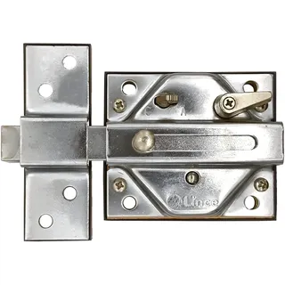 Lince Riegel 7930RHC I Chrom 74 x 85 mm I Hohe Sicherheit garantiert I Anti-Druck, Anti-Bumping, Anti-Dietrich