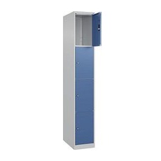 CP Schließfachschrank Classic Plus lichtblau, fernblau 080000-104 S10005, 4 Schließfächer 30,0 x 50,0 x 185,0 cm