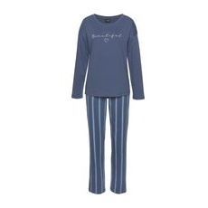 Pyjama in blau-gestreift von Vivance Dreams - 32/34