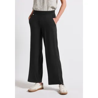 STREET ONE Damen A379196 Jersey-Hose, Schwarz, 44