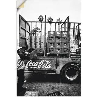 Artland Wandbild »CocaCola-LKW in El Jadida - Marokko«, Auto, (1 St.), als Alubild, Outdoorbild, Leinwandbild, Poster, Wandaufkleber Artland schwarz