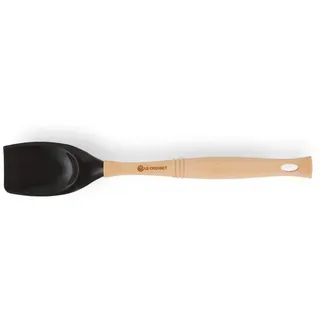 Le Creuset Kochlöffel Premium mit abnehmbarem Silikonkopf 32 cm Schwarz