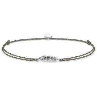 Thomas Sabo Damen Fußkettchen Feder 925 Sterling Silber LSAK003-907-5-L27v