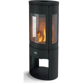 Schwarzer 7kw holzofen aus gusseisen - Godin 411106noir - Schwarz