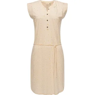Sommerkleid RAGWEAR "Sommerkleid Zofka", Damen, Gr. S, N-Gr, beige, Obermaterial: 50% Lyocell CLY. 50% Baumwolle CO(Bio).  Obermaterial: 100% Baumwolle CO., Kleider Sommerkleid