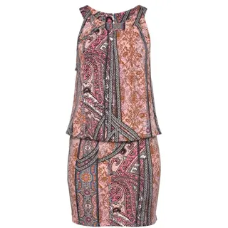 Buffalo Druckkleid Sommerkleid Rosa 34