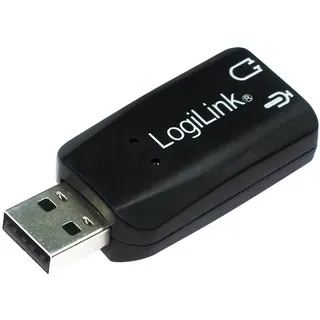 Logilink USB Soundkarte, Schwarz