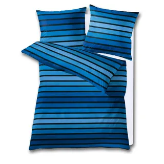 KLEINE WOLKE Neapel königsblau 135 x 200 cm + 80 x 80 cm