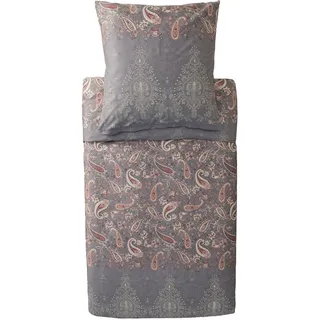 BASSETTI MONNALISA Paisley Grau 135 x 200 cm + 80 x 80 cm