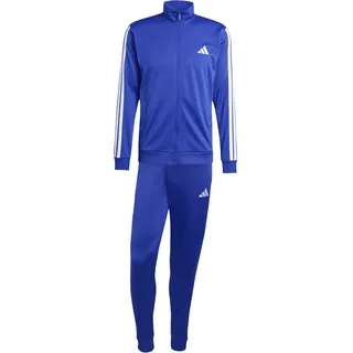 adidas Basic 3 Stripes Trainingsanzug semi lucid blue/white S