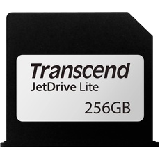 Transcend 256 GB JetDrive Lite extra Speicher-Erweiterungskarte für MacBook Air 13''; angepasst und abschließend mit dem Karten-Slot (Generation Ende 2010-2017), TS256GJDL130
