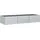 Hochbeet 240 x 80 x 45 cm Silber