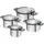 Simplify Topf-Set 4-tlg. Bratentopf + Kochtopf + Pfanne + Deckel