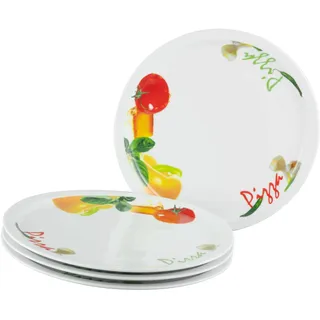 CreaTable Milano Pizza Pizzateller 30 cm 4er Set