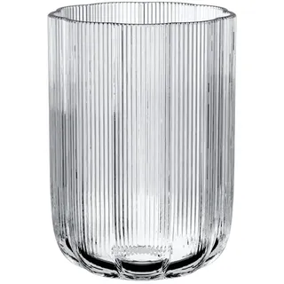 Villeroy & Boch Fleur Vase 22,5 cm Klar, Spülmaschinenfest, Große Tischvase, Handgefertigt und Mundgeblasen, Dekorative Glasvase, Große Blumenvase, Vase hoch, Deko Wohnung, Esszimmer Deko, Glas