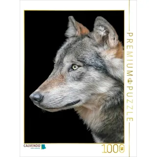 CALVENDO Puzzle Wolf 1000 Teile Puzzle hoch | Lege-Größe cm Foto-Puzzle für glückliche Stunden