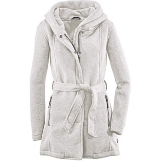 G.I.G.A. DX Damen Frydara Casual Strick Parka Mit Kapuze Und Gürtel, Off White, 46