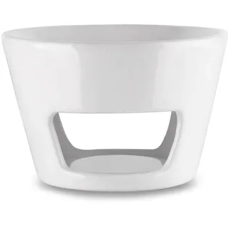 Aromabrenner - Große Duftlampe Keramik Weiß Ø 15cm - Höhe 10cm - Besten für Stressabbau - Aromatherapie - Entspannung - Aromalampe für Raumdüfte - Duftlampe für Raumerfrischung - 3 Kerzen Kostenlos