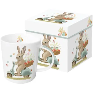 PPD Kaffeebecher , Multicolor , Keramik , 350 ml , 8.5x9.5 cm , SGS-geprüft , Geschirr, Tassen, Kaffeebecher