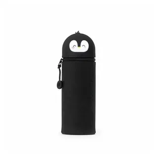 Legami Federmäppchen 2-IN-1 Motiv PINGUIN Kawaii - Schwarz