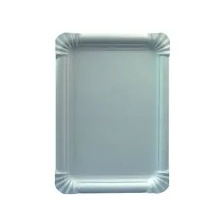 Papstar 25 Teller eckig, weiß, 81199 = 1 Packung = Stück