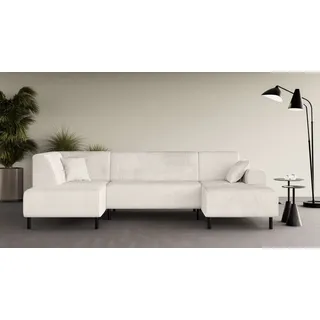 OTTO home Eckcouch U-Form Polyester 3-Sitzer Beige