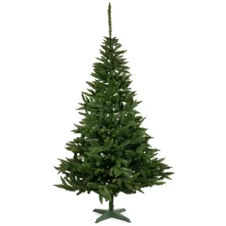 moritz Weihnachtsbaum 220 cm Schnellaufbau Stecksystem Tannenbaum kaukasische Tanne Unecht naturgetreu mit Ständer