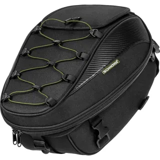 Ibex Motorrad Hecktasche 30 L - SCHNORR TB30 mit Rucksackfunktion & Regenschutz - Schwarz