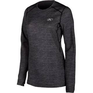 Klim Solstice 2.0, Funktionsshirt langarm Damen - Dunkelgrau - XXL