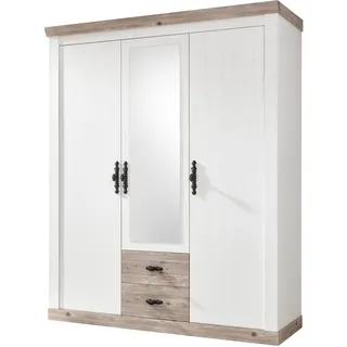 Home Affaire Drehtürenschrank Florenz 169 x 201 x 60 cm Weiß