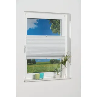 K-HOME Plissee Siena 70 x 210 cm weiß