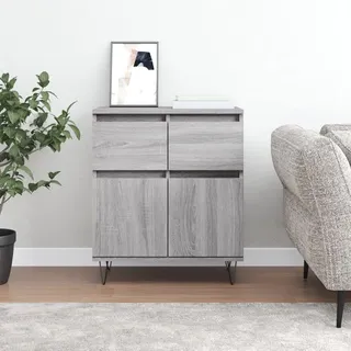 vidaXL Sideboard Grau Sonoma 60x35x70 cm Holzwerkstoff - Grau