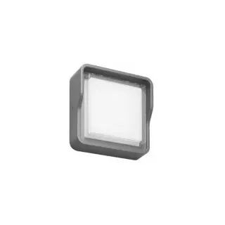 Brumberg 10224103 LED-Wandanbauleuchte 230 V AC, 50 Hz, 12 W, 110°, 3.000 K, IP65, graphit strukt