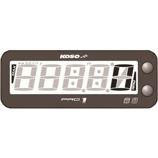 Koso North America Pro-1 Tachometer - Black - One Size