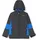 Kinderjacke mit fester Kapuze Anthrazit-Royal 152