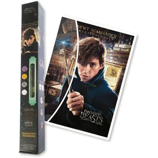 DIAMANTINY Fantastische Tiere I – Wizarding Big – Kreieren Sie das Mosaik, Crystal Art, Diamond Painting, 1 Leinwand 50 x 70 cm, sortiert zufällig, mehrfarbig, Large, 21070