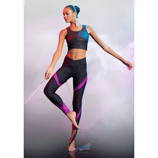 LASCANA ACTIVE Crop-Top mit Leodruck