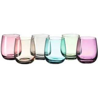 LEONARDO Whiskyglas »SORA« 360 ml, 6-teilig, bunt