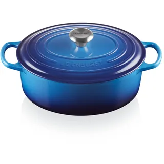 Le Creuset Signature Bräter oval 29 cm azure