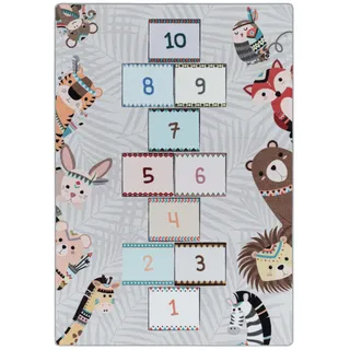 Ayyildiz Kinderteppich Play 2903 Grau 160 cm x 230 cm