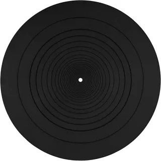 30cm Plattenteller Matte, Silikon Slipmat Plattenspieler Antistatisch Plattenspieler Pad für Alle LP Vinyl Schallplattenspieler Heim Vinyl Schallplattenmatten Ersatzzubehör