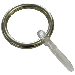 GARDINIA »Gardinenringe Kos« für Ø mm, silberfarben